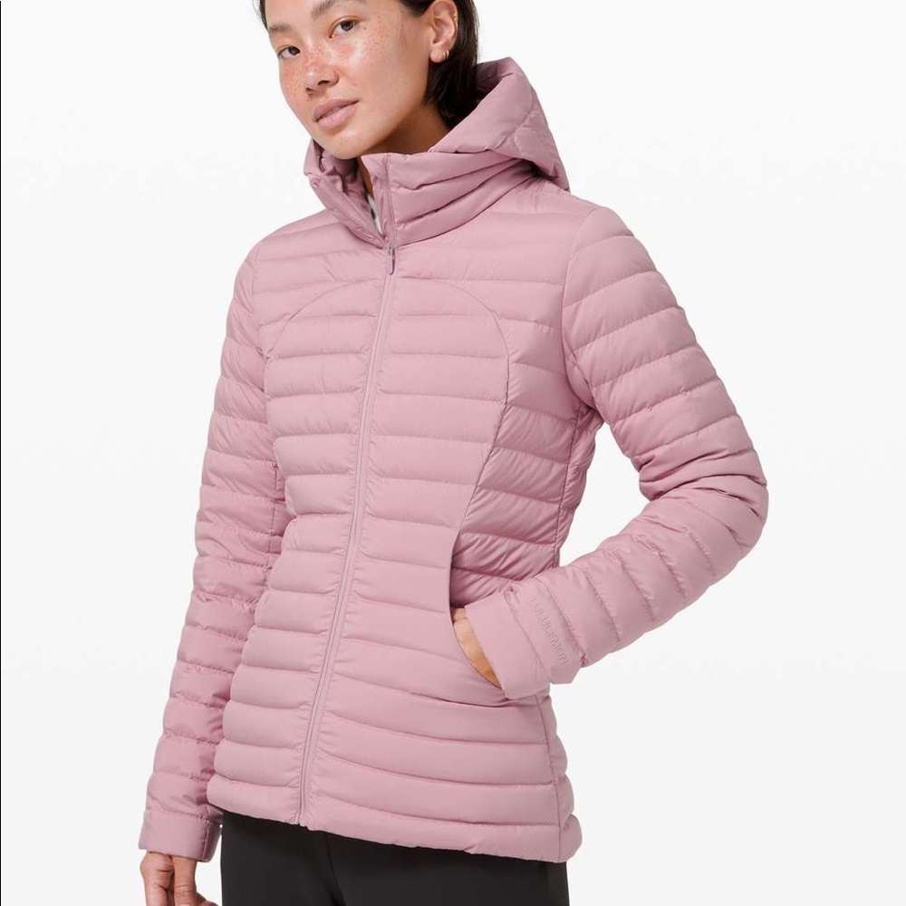 New Lululemon Pack It Down Jacket pink sz6